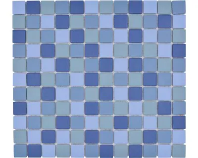Immagine prodotto di Mosaico ceramico blu opaco, mosaico blu per cucina e bagno
