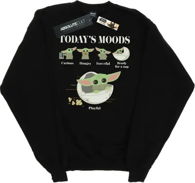 Produktbild von Star Wars - "The Mandalorian The Child Moods" Sweatshirt für Herren BI46469 (3XL) (Schwarz)