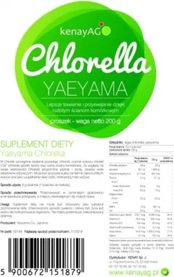 Image de Kenay Chlorella Yaeyama (200g) 3217