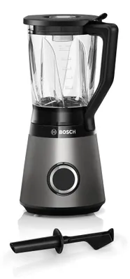 Produktbild von Bosch MMB6172SN, Tischplatten-Mixer, 1,5 l, Pulsfunktion, 1200 W, Schwarz, Edelstahl