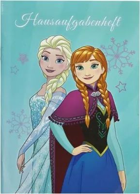 Produktbild von Hausaufgabenheft A5 48 Blatt Motiv Disney Frozen Die Eiskönigin Elsa und Anna
