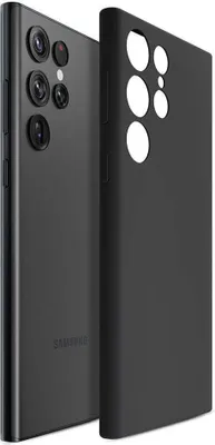 Obrázek produktu pro Pouzdro na mobilní telefon pro Galaxy S24 Ultra 5G, 3mk Silicone Case, Black