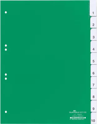 Produktbild von Durable Register A4 hoch, 10-tlg., 215 mm, 297 mm