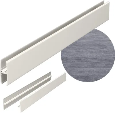Produktbild von VOX Paneelverbinder - Verbindungsleiste FS-282 Kerrafront - Fassadenprofil PVC - Beton-Eiche