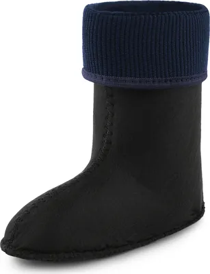 Produktbild von Ladeheid Kinder Mädchen Jungen Wärmende Stiefelsocken für Gummistiefel Innenschuh KL058 (Dunkelblau, 24 EU)