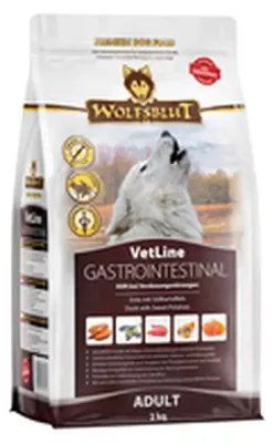 Produktbild von Wolfsblut VetLine Gastrointestinal, Adult, jede Rasse, Ente, Süßkartoffeln, 2 kg