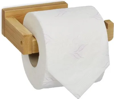 Image de Porte-papier toilette en bambou