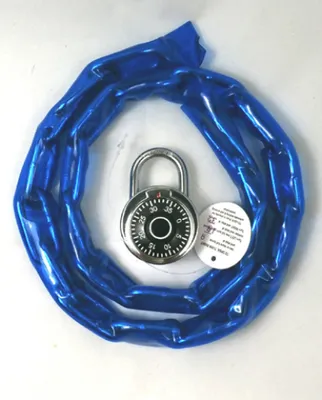 Produktbild von Zahlenschloss Kombinationsschloss mit 90 cm Kette