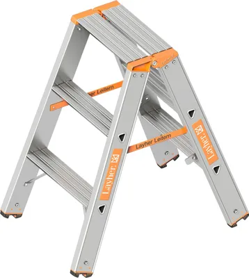 Image de Layher Topic 1043 Échelle à marches 2 x 3 marches