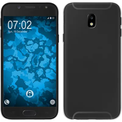 Produktbild von PhoneNatic Case kompatibel mit Samsung Galaxy J5 2017 - clear Silikon Hülle Slimcase + 2 Schutzfolien