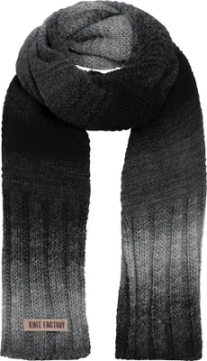 Produktbild von Knit Factory Mace Schal - Anthrazit/Grau - 220x60 cm