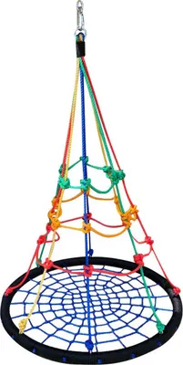 Produktbild von 4iQ Storchennest Nestschaukel Schaukelsitz mit Kletterwand