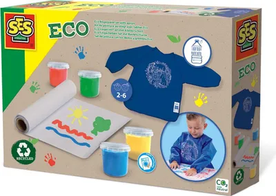 Immagine prodotto di SES CREATIVE Eco Finger Paint Kit - 100% Recycled for Baby