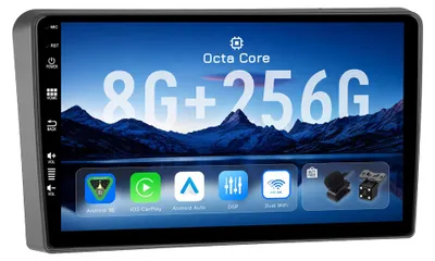 Zdjęcie produktu dla Radio samochodowe Android 12, 8G+256G, kompatybilne z Audi A3 (2003-2013), z bezprzewodowym CarPlay i 9-calowym ekranem