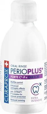Zdjęcie produktu dla Curaprox, Perio Plus + Forte Citrox Chx 0,20% Płyn do płukania jamy ustnej, 200 ml
