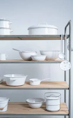 Produktbild von Riess Küchenmaß Ø10cm 1L Weiss Emaille