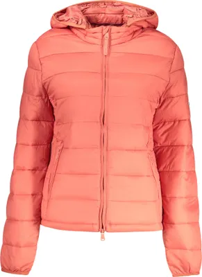 Produktbild von Wasserabweisende Damenjacke Rot – Nachhaltig & Stylisch mit Kapuze
