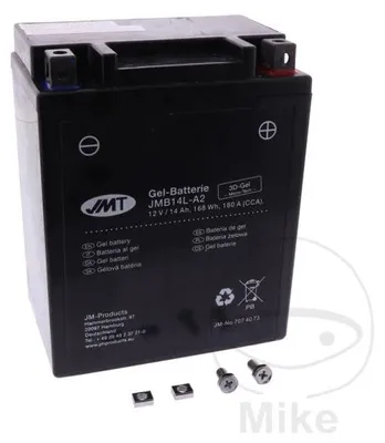 Obrázok produktu pre JMT gélová batéria YB14L-A2 12 V 14 Ah 180 A 134 x 89 x 160 mm bezúdržbová