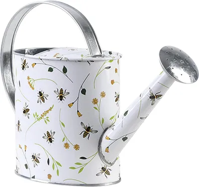 Produktbild von Esschert Design Gießkanne Blumen- und Bienenmuster 1,875 Liter - Metall