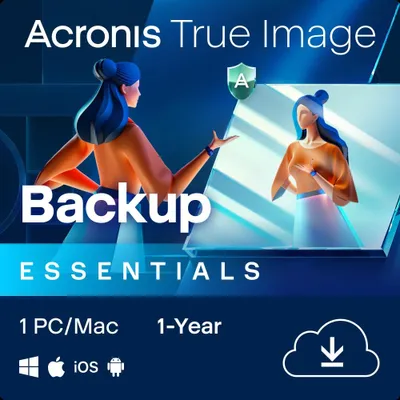 Immagine prodotto di Acronis Cyber Protect Home Office Essentials, 1 utente, 1 anno, ESD (multilingue) (Multi-Device)