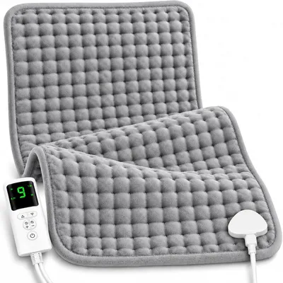 Imagen del producto de Almohadilla eléctrica de 30x60 cm, con 9 niveles de calor y 4 temporizadores