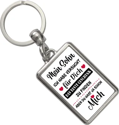 Produktbild von Mein Sohn - das beste Geschenk für dich bin ich Schlüsselanhänger