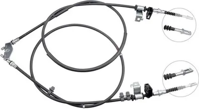 Produktbild von Seilzug Feststellbremse 1.630 mm Scheibenbremse A.B.S. für u.a. FORD FIESTA