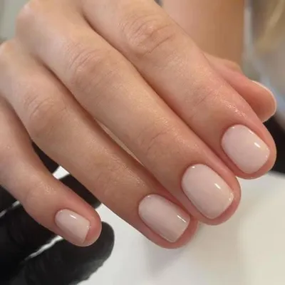 Produktbild von Press on Nails Kurz Squoval Beige Nude Kunstnägel mit Nagelkleber 24 Stück