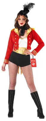 Produktbild von Fun Shack Zirkusdirektor Kostüm Damen, Zirkus Halloween Kostüm Damen, XL