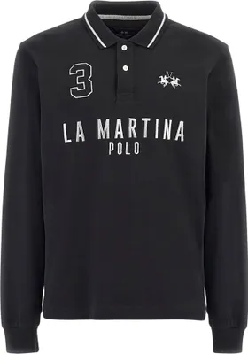 Produktbild von La Martina Poloshirt Langarmshirt mit Polokragen