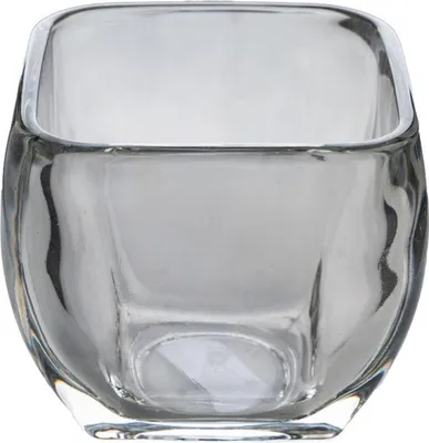 Produktbild von SANDRA RICH Glas Votive eckig mittel 11,0x10,6x9,6cm