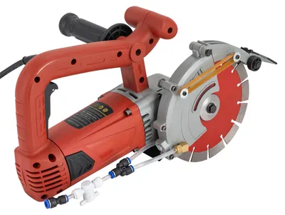 Produktbild von Betonschneidemaschine, einstellbare Schnitttiefe, hohe U/min, Rot, EU