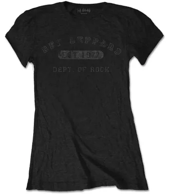 Immagine prodotto di Def Leppard - Maglietta media da donna con logo Collegiate - nero