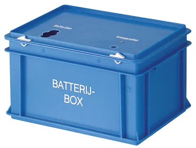 Produktbild von Batteriebehälter - Blau