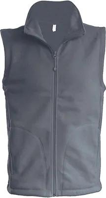 Produktbild von Kariban Herren Fleece Jacke Weste Bodywarmer Übergangsjacke, Größe:4XL, Farbe:Convoy Grey