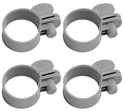Produktbild von 4-teiliges Set Kunststoff-Schlauchklemmen, 1 1/4 Zoll, für Pool-Anschlüsse