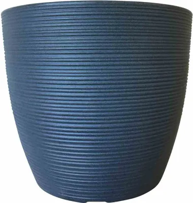 Produktbild von SIENA GARDEN Pflanzgefäß SEVILLA 43 anthrazit Ø 43x36 cm M08797