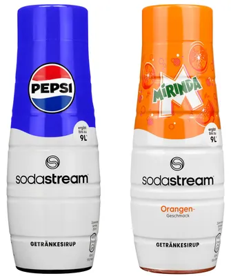 Produktbild von Sodastream Sirup Set Pepsi Mirinda 440ml Getränkesirup 2er Pack
