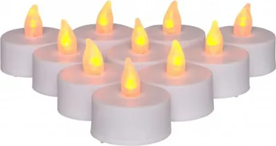 Productafbeelding van Batterijverlichting 10 stuks LED theelicht met afsandsbediening Anna's collection