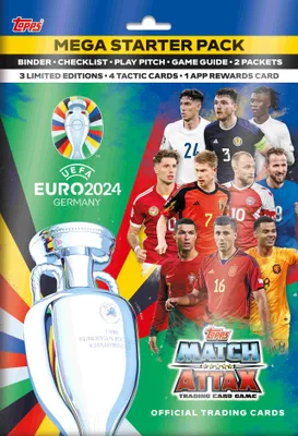 Produktbild von Topps/Merlin UEFA EURO 2024 Trading Cards Mega Starter Pack *Německá edice*