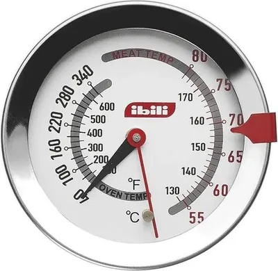 Produktbild von Ibili Backofenthermometer Mit Fühler Silber  Silber One Size