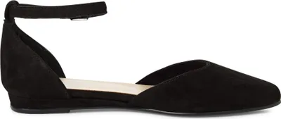 Produktbild von Tamaris Damen Ballerina Leder Fesselriemen spitze Form Keilabsatz 1-24251-42, Größe:39 EU, Farbe:Schwarz
