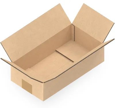 Produktbild von KK Verpackungen 25 Stück Versandkartons 362 x 187 x 84 mm Kartons 2-wellig, Faltkartons