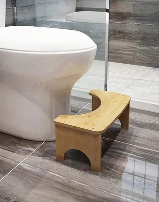 Produktbild von Famanu Toilettensitzhilfe Antirutsch-Fußbank - Komfortable C-Form