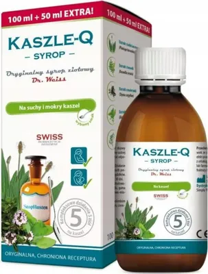 Zdjęcie produktu dla Kaszle-Q Syrop, 150 ml