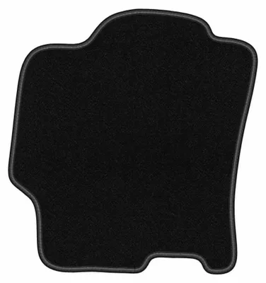 Obrázek produktu pro Velurový kobereček řidiče pro: Mazda 323 BJ 1998-2003 (sedan/hatchback/kombi) – 1 ks, černý, na míru – Wielganizator BASIC