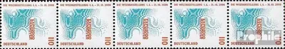 Produktbild von Briefmarken BRD (BR.Deutschland) 1998 Mi 2009A R Fünferstreifen (kompl.Ausg.) gestempelt Sehenswürdigkeiten