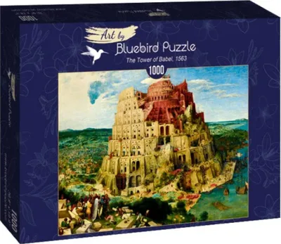 Obrázok produktu pre Puzzle 1000 prvkov. Babylonská veža, Brueghel