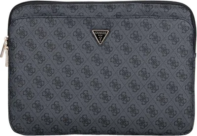 Produktbild von Guess 4G Zipper Pocket Triangle Logo Sleeve - 14" Notebooktasche (schwarz)
