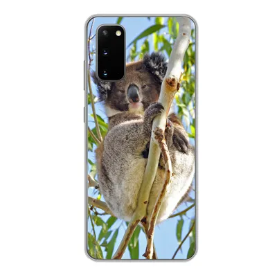 Produktbild von MuchoWow® Handyhülle Schutzhülle Hülle für Samsung Galaxy S20 Koala - Luft - Kinder - Jungen - Mädchen Silikon Softcase Handy Hülle - Bild